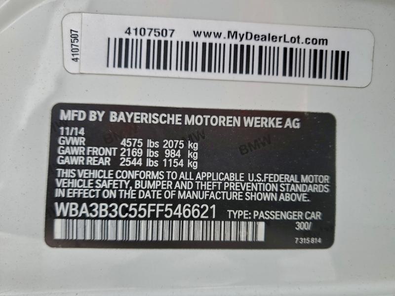 Продаж на аукціоні авто 2015 Bmw 328, vin: WBA3B3C55FF546621, номер лоту: 95035265