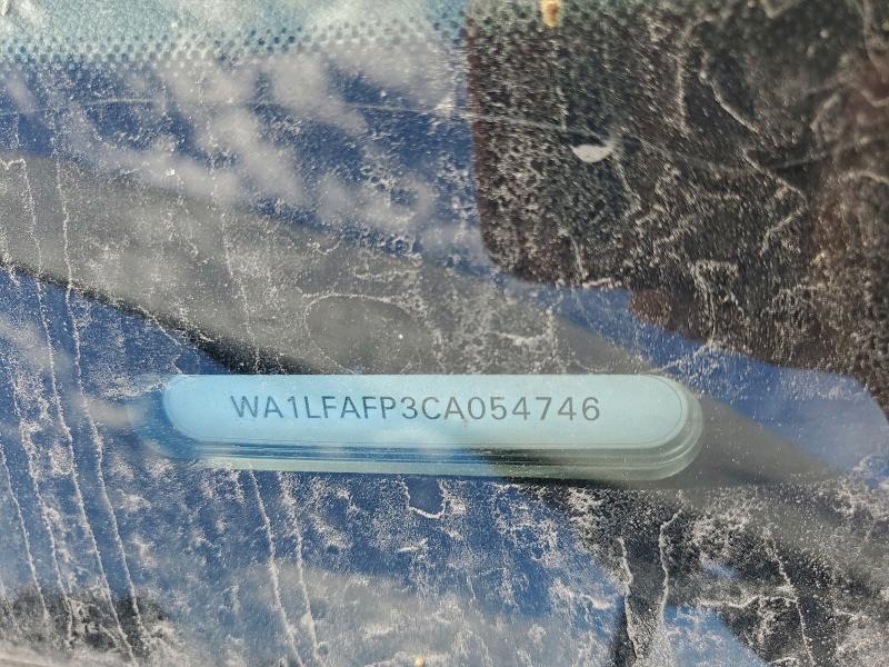 95087615 :رقم المزاد ، WA1LFAFP3CA054746 vin ، 2012 Audi Q5 Premium مزاد بيع