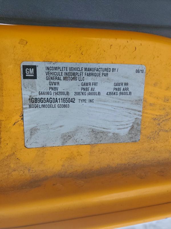 2010 Chevrolet Express Cu მანქანა იყიდება აუქციონზე, vin: 1GB9G5AG0A1165042, აუქციონის ნომერი: 90954155