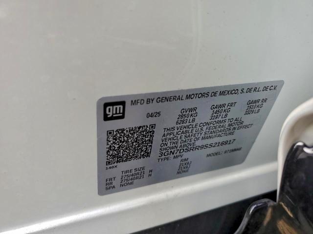 2025 Chevrolet Equinox Rs მანქანა იყიდება აუქციონზე, vin: 3GN7DSRR9SS216917, აუქციონის ნომერი: 95749455