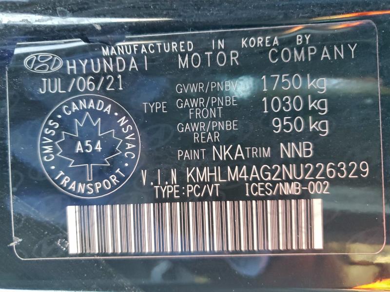 Aukcja sprzedaży 2022 Hyundai Elantra Se, vin: KMHLM4AG2NU226329, numer aukcji: 96618355