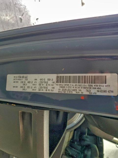 Продаж на аукціоні авто 2020 Ram Promaster 3500, vin: 3C6URVJG5LE140659, номер лоту: 96507285