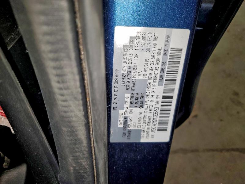 Продаж на аукціоні авто 2021 Mazda Cx-5 Sport, vin: JM3KFABM2M0355293, номер лоту: 96055995