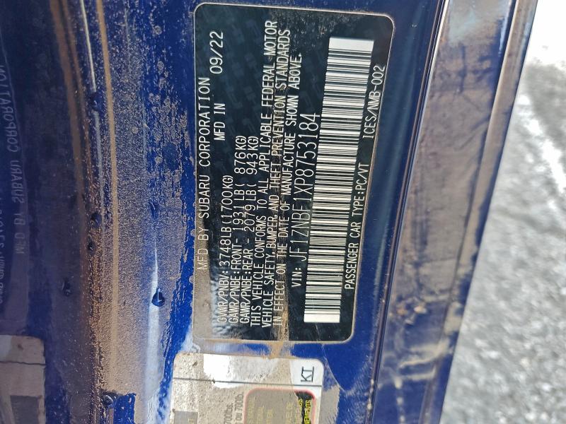 Aukcja sprzedaży 2023 Toyota Gr 86 Prem, vin: JF1ZNBF1XP8753184, numer aukcji: 97665815