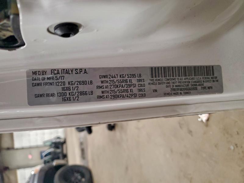 Продажа на аукционе авто 2017 Ram Promaster, vin: ZFBERFABXH6G65906, номер лота: 97754015