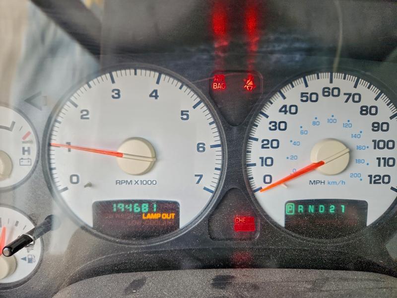 2002 Dodge Ram 1500 მანქანა იყიდება აუქციონზე, vin: 1D7HA16K82J262267, აუქციონის ნომერი: 94942505