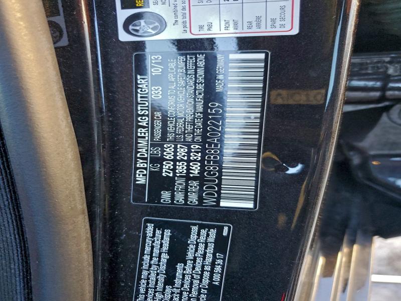 2014 Mercedes-benz S მანქანა იყიდება აუქციონზე, vin: WDDUG8FB8EA022159, აუქციონის ნომერი: 96570585