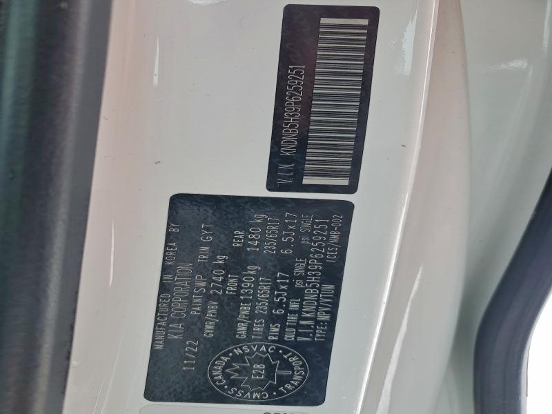 Продаж на аукціоні авто 2023 Kia Carnival, vin: KNDNB5H39P6259251, номер лоту: 97153915