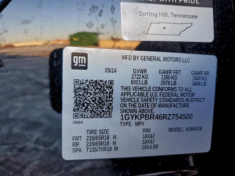 Продаж на аукціоні авто 2024 Cadillac Xt6 Luxury, vin: 1GYKPBR46RZ754500, номер лоту: 97236615
