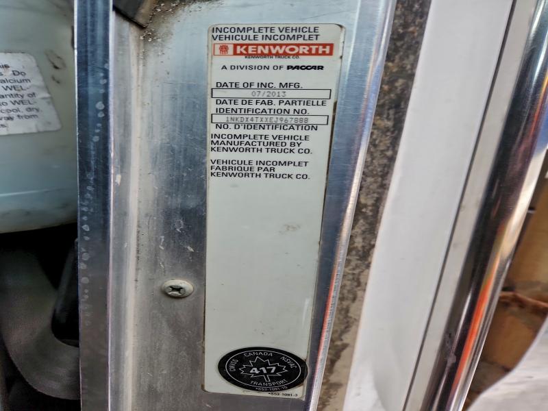 Продажа на аукционе авто 2014 Kenworth Construction, vin: 1NKDX4TXXEJ967888, номер лота: 96482745
