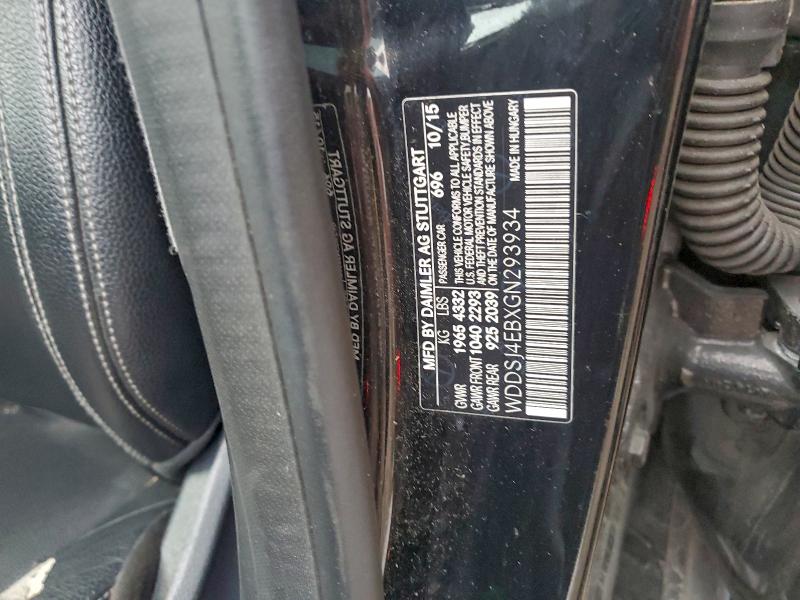 Продаж на аукціоні авто 2016 Mercedes-benz Cla 250, vin: WDDSJ4EBXGN293934, номер лоту: 94890485