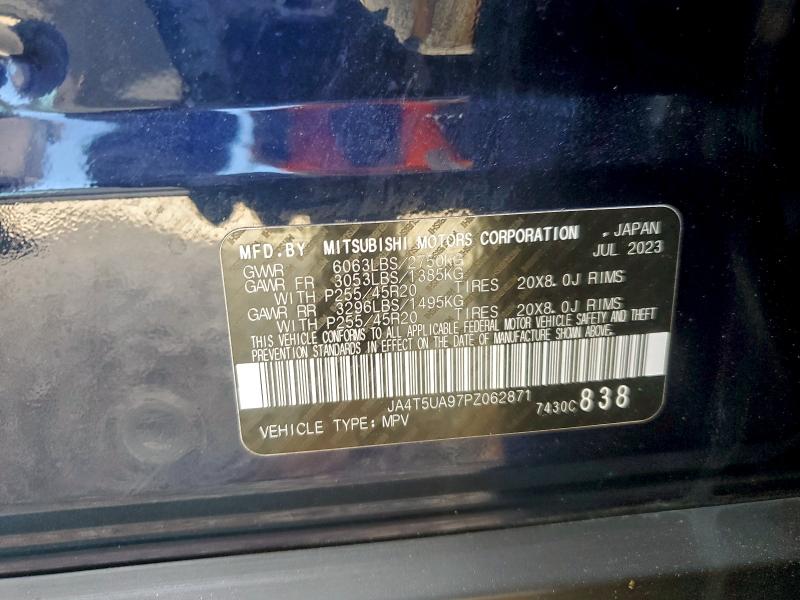 Продаж на аукціоні авто 2023 Mitsubishi Outlander, vin: JA4T5UA97PZ062871, номер лоту: 95476055