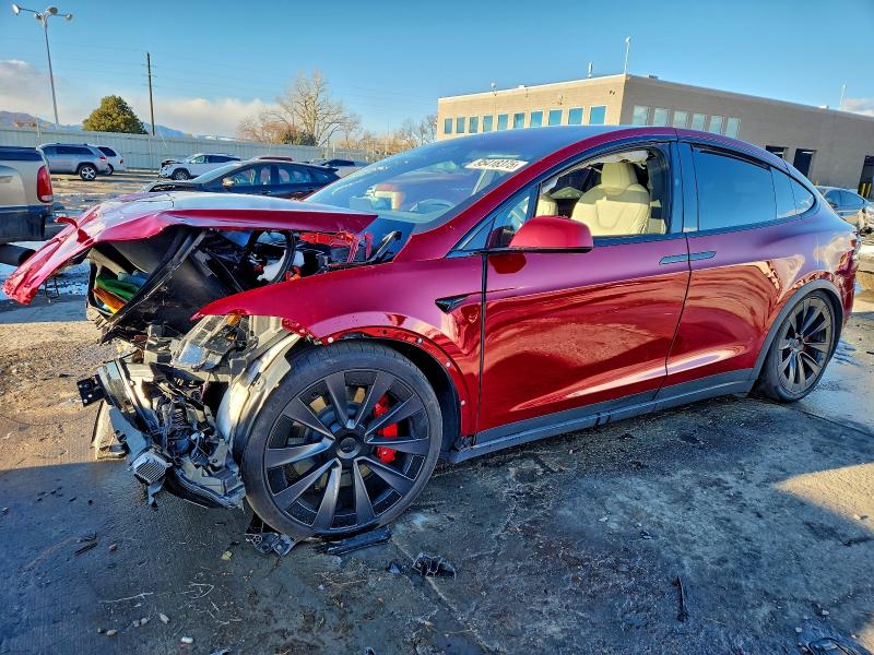 95418375 :رقم المزاد ، 7SAXCBE69RF449502 vin ، 2024 Tesla Model X مزاد بيع