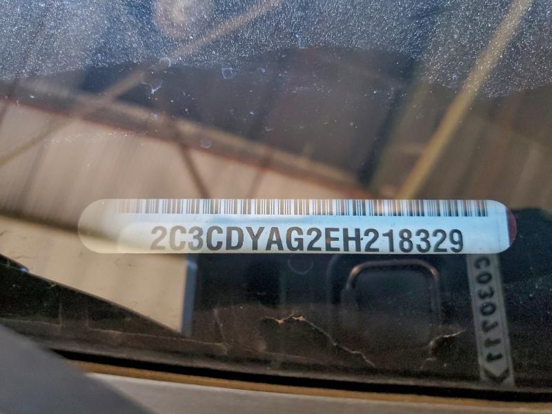 2014 Dodge Challenger მანქანა იყიდება აუქციონზე, vin: 2C3CDYAG2EH218329, აუქციონის ნომერი: 97215655