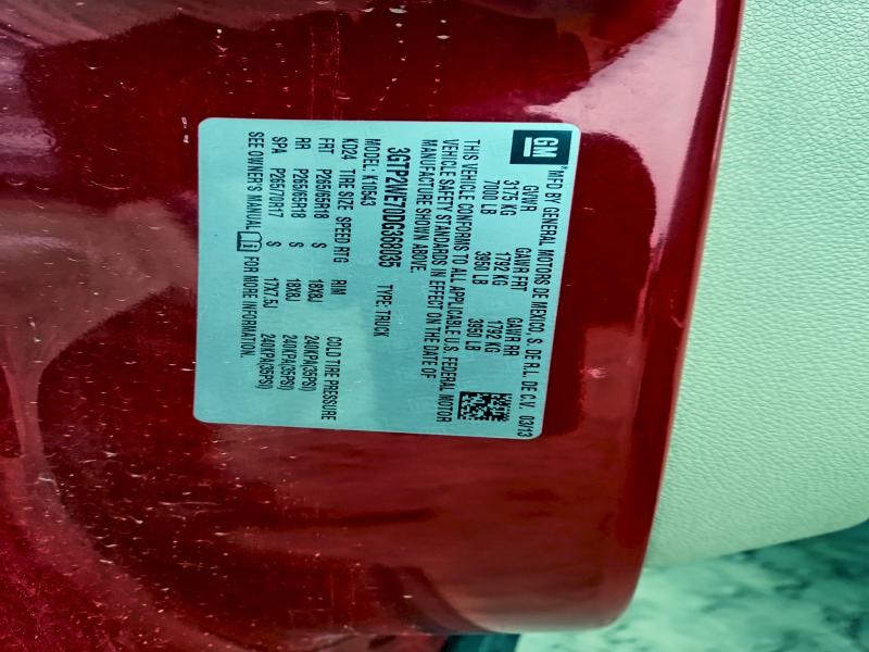 94782545 :رقم المزاد ، 3GTP2WE70DG368035 vin ، 2013 Gmc Sierra مزاد بيع