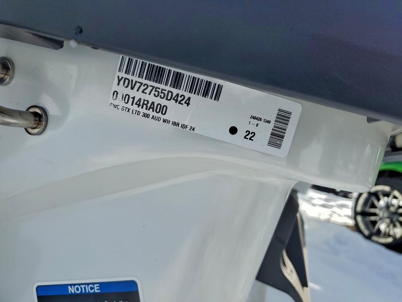 2025 Sea Doo Gtx მანქანა იყიდება აუქციონზე, vin: YDV727557424, აუქციონის ნომერი: 95415215