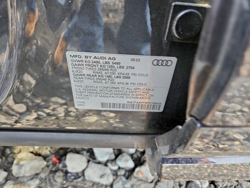 Продаж на аукціоні авто 2023 Audi Q5, vin: WA1FAAFY9P2158808, номер лоту: 94701485