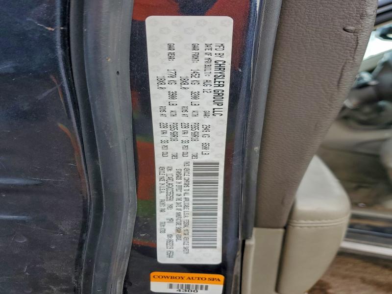 95781365 :رقم المزاد ، 1C4RDJAGXDC552591 vin ، 2013 Dodge Durango مزاد بيع