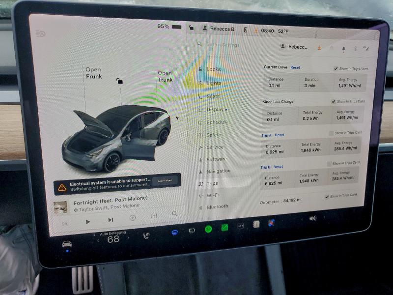 Продажа на аукционе авто 2022 Tesla Model Y, vin: 7SAYGDEF2NF339969, номер лота: 97540095