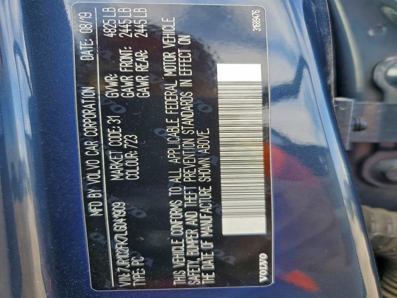 Продаж на аукціоні авто 2020 Volvo S60 T5 Mom, vin: 7JR102FK7LG041909, номер лоту: 96560435