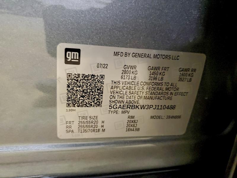 Продаж на аукціоні авто 2023 Buick Enclave Es, vin: 5GAERBKW3PJ110488, номер лоту: 97329105