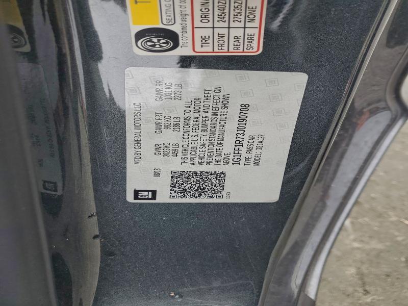 Aukcja sprzedaży 2018 Chevrolet Camaro, vin: 1G1FF1R73J0190708, numer aukcji: 95017505