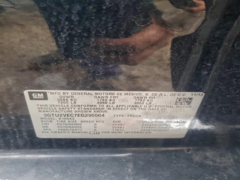 Aukcja sprzedaży 2014 Gmc Sierra, vin: 3GTU2VEC7EG295564, numer aukcji: 95173045