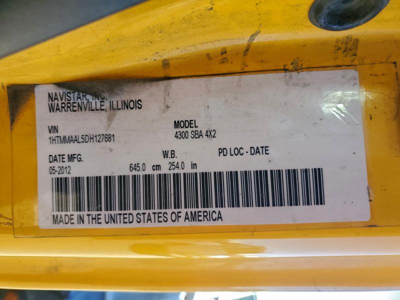 Продаж на аукціоні авто 2013 International 4300, vin: 1HTMMAAL5DH127681, номер лоту: 95463625