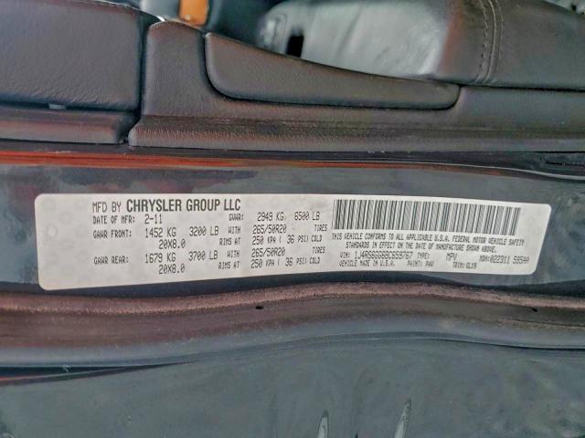 Aukcja sprzedaży 2011 Jeep Grand Cherokee, vin: 1J4RS6GG6BC659767, numer aukcji: 93988965