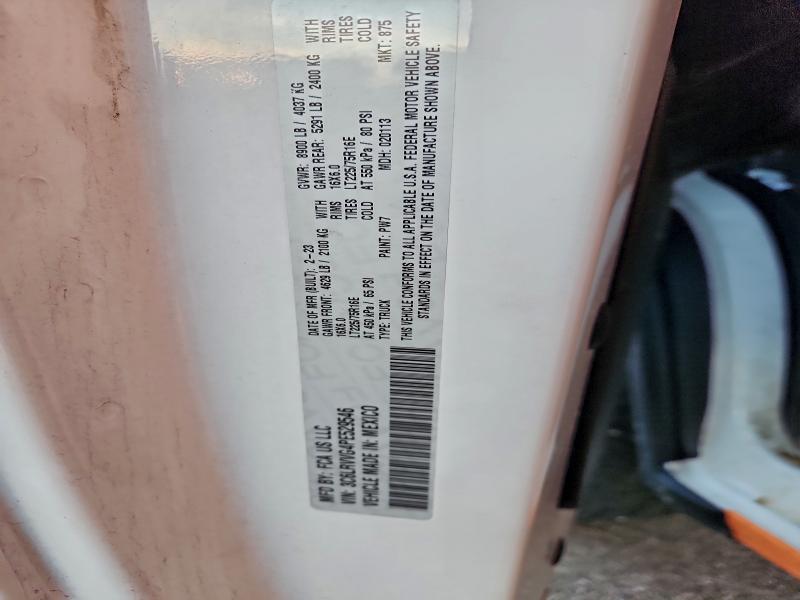 Aukcja sprzedaży 2023 Ram Promaster 2500, vin: 3C6LRVVG4PE529546, numer aukcji: 97943365
