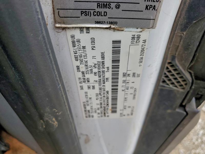 60705916 :رقم المزاد ، 1FTYR1ZM3KKB01349 vin ، 2019 Ford Transit مزاد بيع