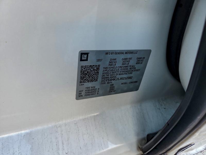 Продаж на аукціоні авто 2018 Cadillac Escalade E, vin: 1GYS4HKJ1JR212382, номер лоту: 93921075
