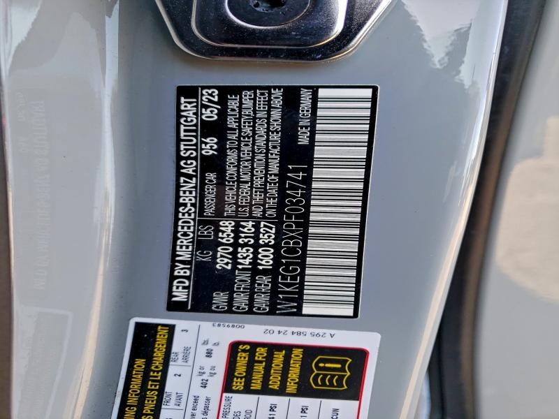 Aukcja sprzedaży 2023 Mercedes-benz Eqe Sedan, vin: W1KEG1CBXPF034741, numer aukcji: 96014205