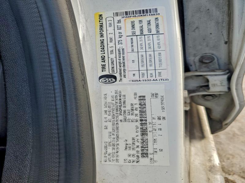 97020905 :رقم المزاد ، 3FADP4BJ0KM148830 vin ، 2019 Ford Fiesta مزاد بيع