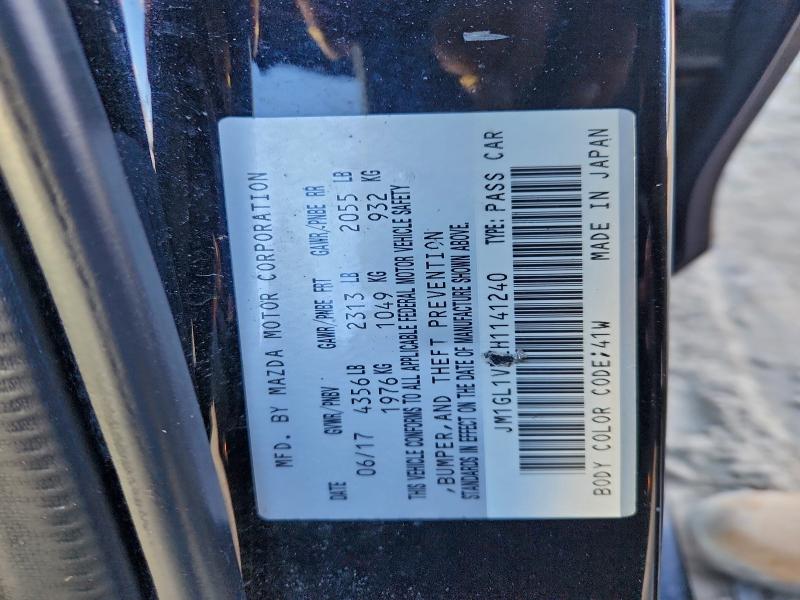 Продажа на аукционе авто 2017 Mazda 6, vin: JM1GL1V52H1141240, номер лота: 96826215