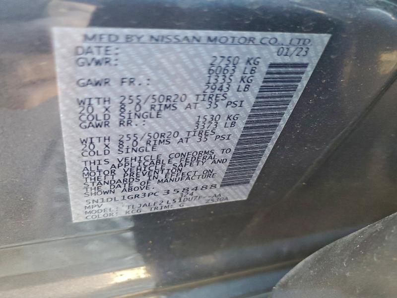 Продажа на аукционе авто 2023 Infiniti Qx60 Senso, vin: 5N1DL1GR3PC358488, номер лота: 97830295