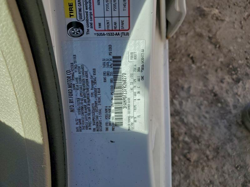 Продаж на аукціоні авто 2007 Ford Fusion, vin: 3FAHP07Z37R268270, номер лоту: 78534715