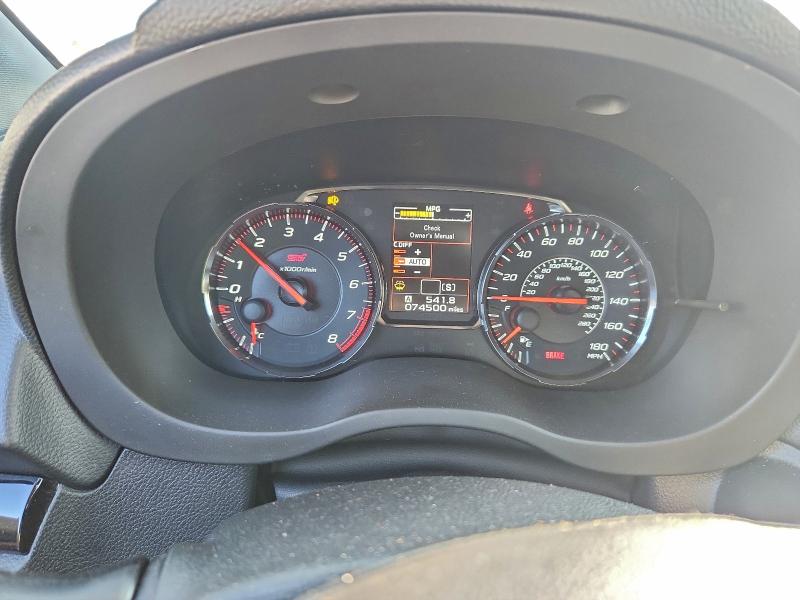 97923455 :رقم المزاد ، JF1VA2E66L9810301 vin ، 2020 Subaru Wrx Sti مزاد بيع